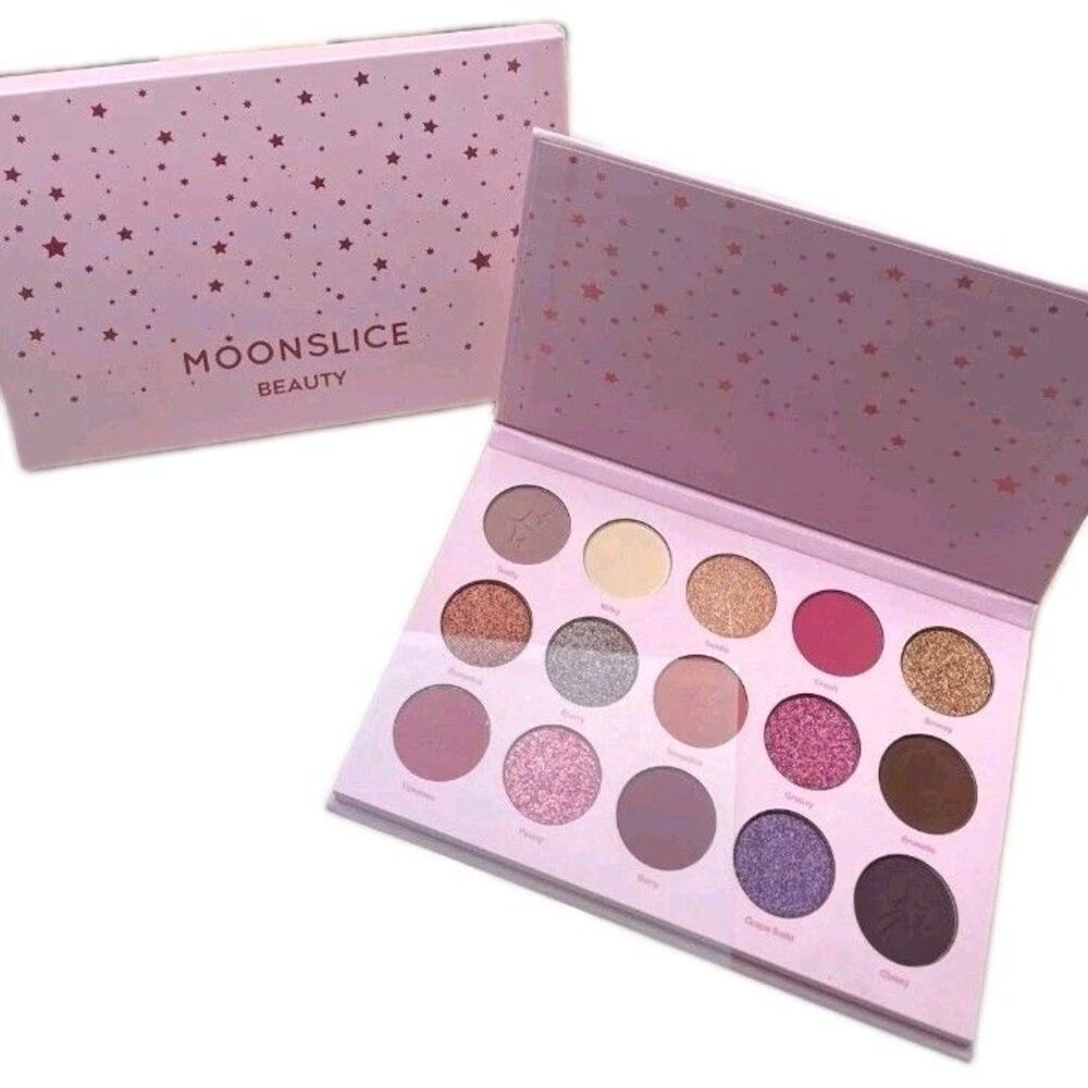 Moonslice Beauty Celestial Crush Eyeshadow Palette Vegan Matte Shimmer 20.9g NIB